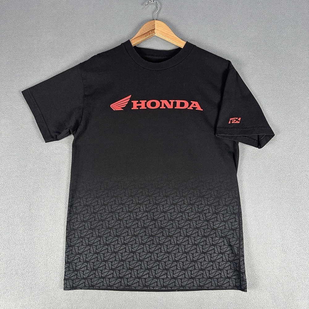Factory Effex Honda Shirt Medium Black Honda Moto Motocross Racing Jett Hunter